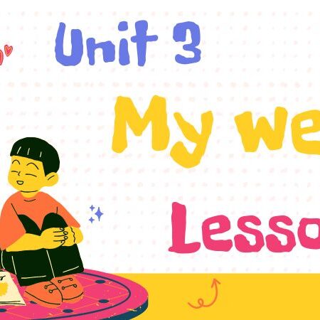 Tiếng Anh lớp 4 Unit 3: My week Lesson 1 – Global Success