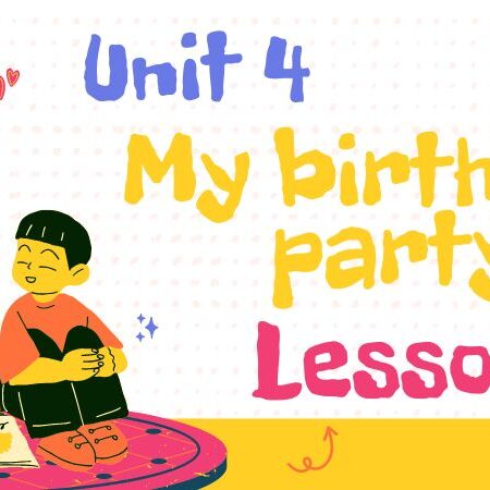 Tiếng Anh lớp 4 Unit 4: My birthday party Lesson 1 – Global Success