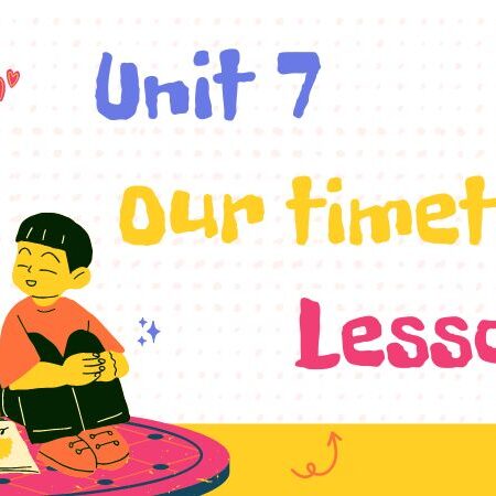 Tiếng Anh lớp 4 Unit 7: Our timetable Lesson 2 – Global Success