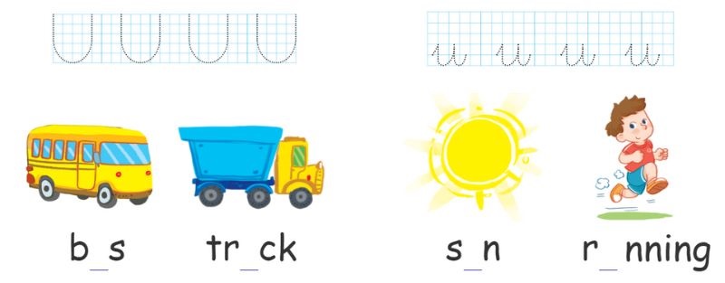 5. Unit 11 lớp 1 - Lesson 2 - Task 5: Look and trace