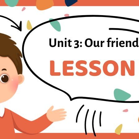 Unit 3: Our friends | Tiếng Anh lớp 3 Kết Nối Tri Thức – Lesson 1