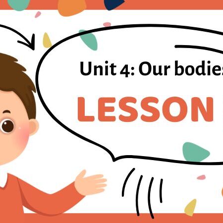 Unit 4: Our bodies | Tiếng Anh lớp 3 Kết Nối Tri Thức – Lesson 2