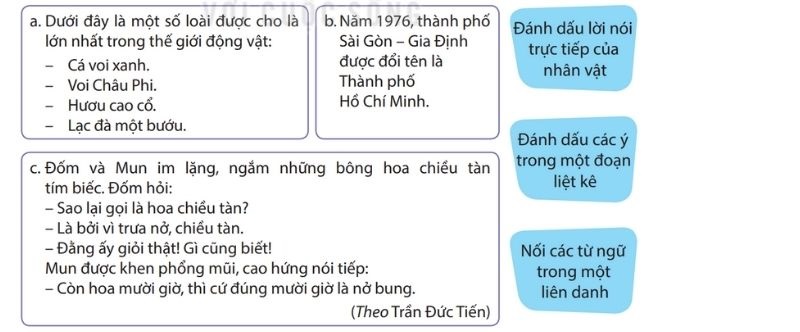 Câu 1 trang 119 Tiếng Việt lớp 4 Kết nối tri thức Tập 1 Luyện từ và câu