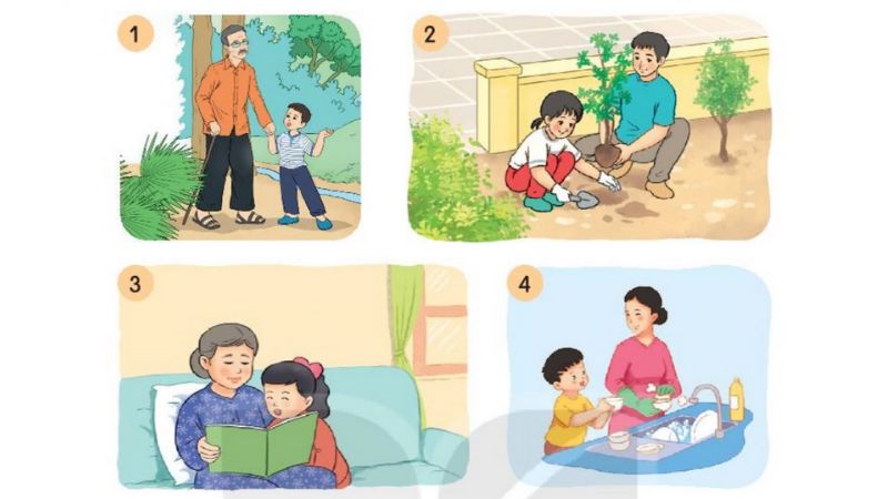 Câu 1 trang 129 Tiếng Việt 2 tập 1 Kết nối tri thức