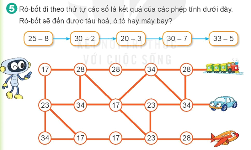 Bài số 17: Giải luyện tập câu 5 trang 88 SGK Toán 2 tập 1