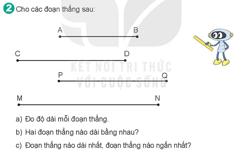 Bài số 2: Giải luyện tập câu 2 trang 129 SGK Toán 2 tập 1