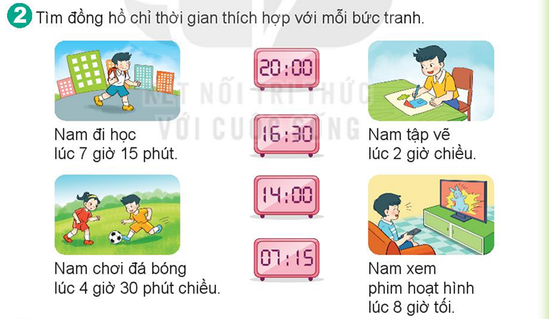 Bài số 2: Giải luyện tập câu 2 trang 135 SGK Toán 2 tập 1