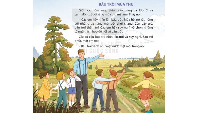 Câu 2: Đọc Bài 20: Bầu trời mùa thu 1