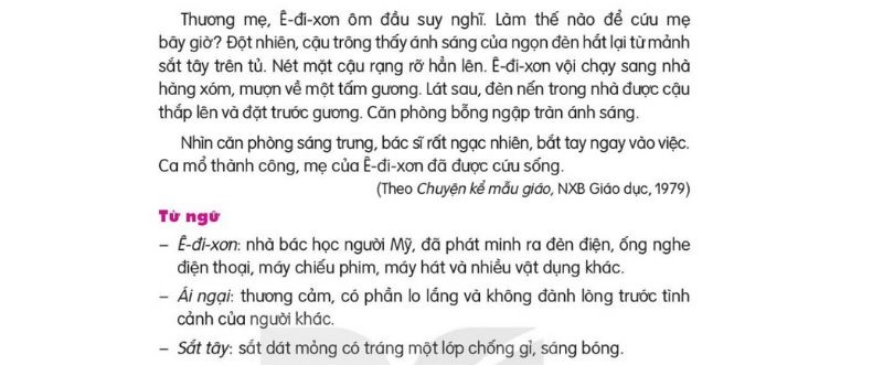 Câu 2: Đọc Bài 31: Ánh sáng của yêu thương 2