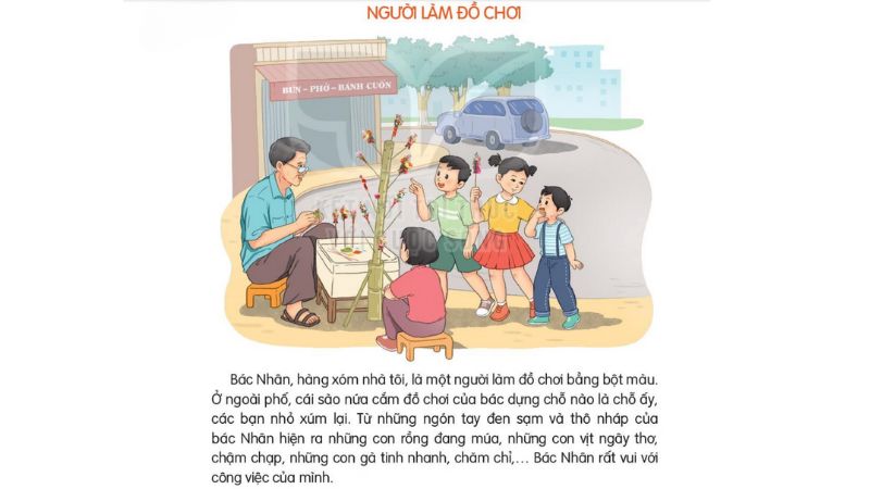 Câu 2: Đọc Bài 31: Người làm đồ chơi 1