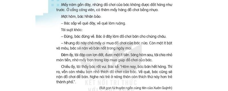 Câu 2: Đọc Bài 31: Người làm đồ chơi 2