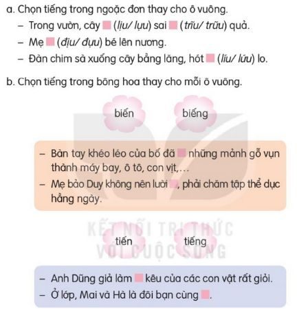 Câu 2 trang 92 Tiếng Việt 3 Tập 1 Kết nối tri thức