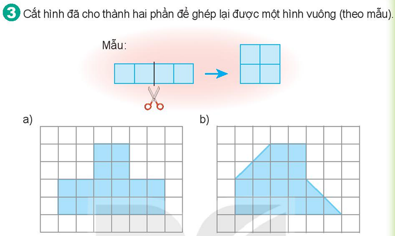 Bài số 3: Giải hoạt động câu 3 trang 107 SGK Toán 2 tập 1