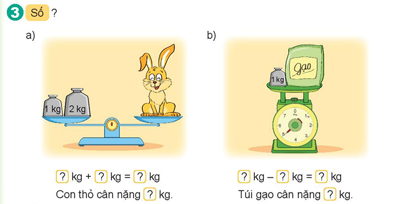 Bài số 3: Giải luyện tập câu 3 trang 132 SGK Toán 2 tập 1