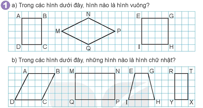 Bài số 4: Giải hoạt động 1 trang 59 SGK Toán 3 tập 1