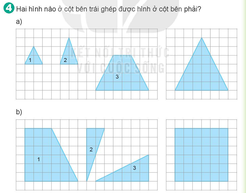 Bài số 4: Giải hoạt động câu 4 trang 107 SGK Toán 2 tập 1