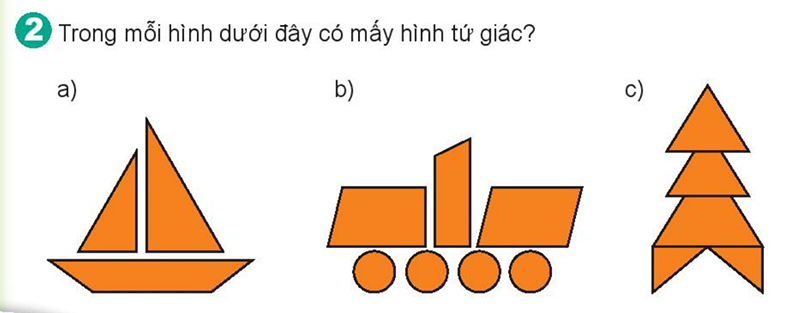 Bài số 5: Giải hoạt động câu 2 trang 104 SGK Toán 2 tập 1