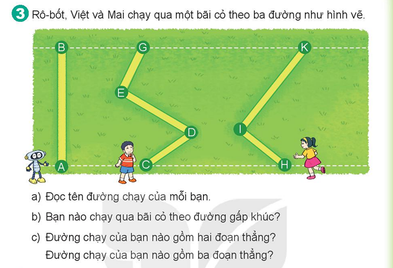 Bài số 6: Giải hoạt động câu 3 trang 105 SGK Toán 2 tập 1