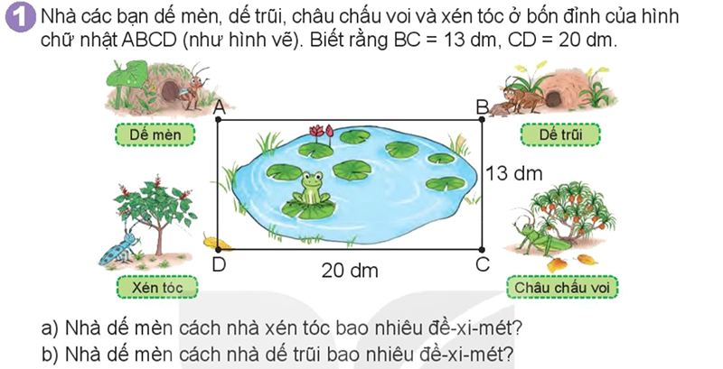 Bài số 7: Giải luyện tập 1 trang 60 SGK Toán 3 tập 1