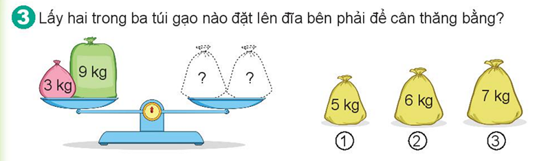 Bài số 7: Giải luyện tập câu 3 trang 126 SGK Toán 2 tập 1