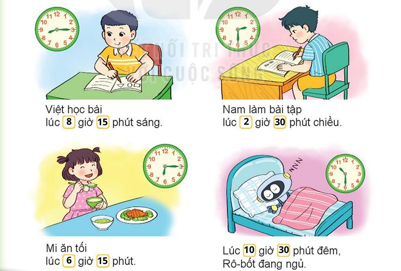 giải Bài số 4: Giải hoạt động câu 1 trang 114 SGK Toán 2 tập 1