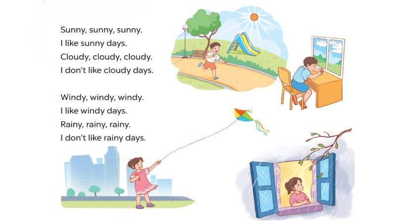 Lets chant Lesson 3 Unit 16: Weather