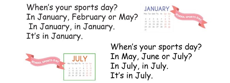 Lets chant Lesson 3 Unit 9: Our sports day