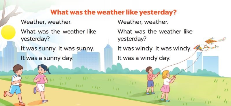 Lets sing Lesson 1 Unit 16: Weather