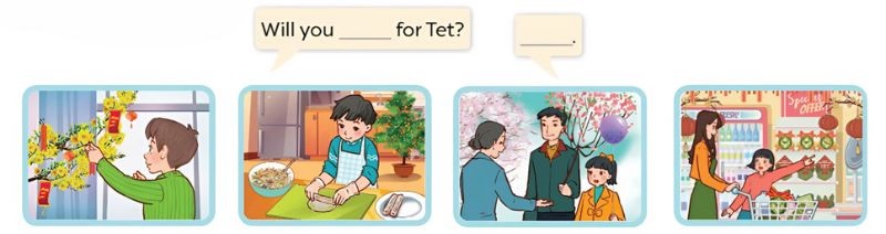 Lets talk Lesson 1 Unit 12: Our Tet Holiday lớp 5