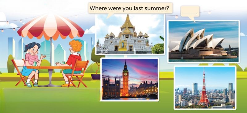 Lets talk Lesson 2 Unit 10: Our summer holidays