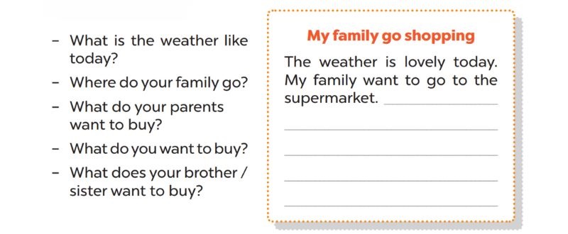 Lets write Lesson 3 Unit 16: Weather