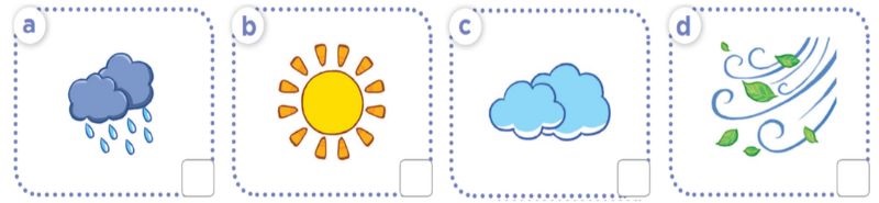 Listen and number Lesson 1 Unit 16: Weather