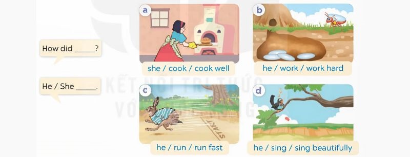 Listen, point and say Lesson 2 Unit 17: Stories for children lớp 5