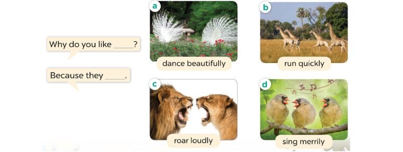 Listen, point and say Lesson 2 Unit 19: The animal world