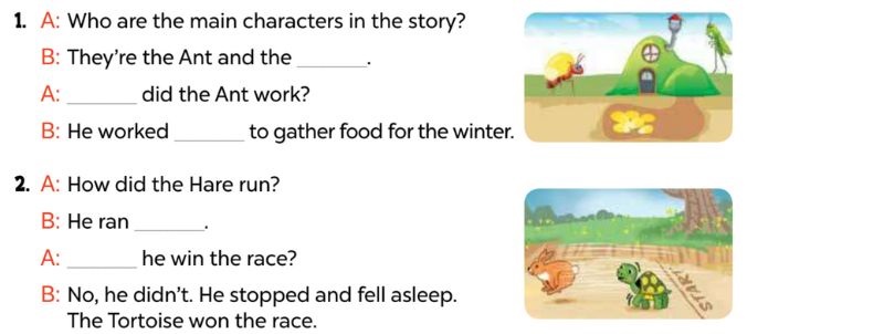 Read and complete Lesson 2 Unit 17: Stories for children lớp 5