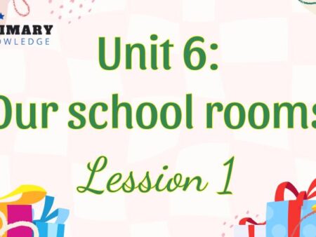 Tiếng Anh lớp 5 Unit 6: Our school rooms Lesson 1 – Global Success