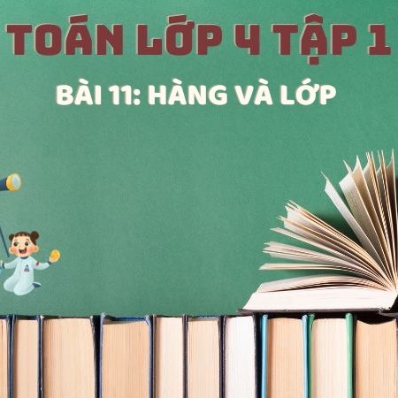 Bài 11: Hàng và lớp – Toán Lớp 4 Tập 1 Kết Nối Tri Thức