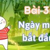 Bài 3: Ngày mới bắt đầu Tiếng Việt lớp 1 tập 2 Kết nối tri thức