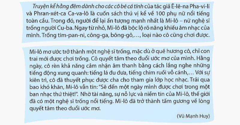 Câu 1 trang 91 Tiếng Việt lớp 5 Kết nối tri thức Tập 1