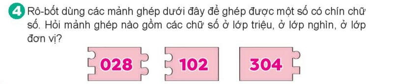 Bài số 11: Giải luyện tập câu 4 trang 44 SGK Toán 4 tập 1