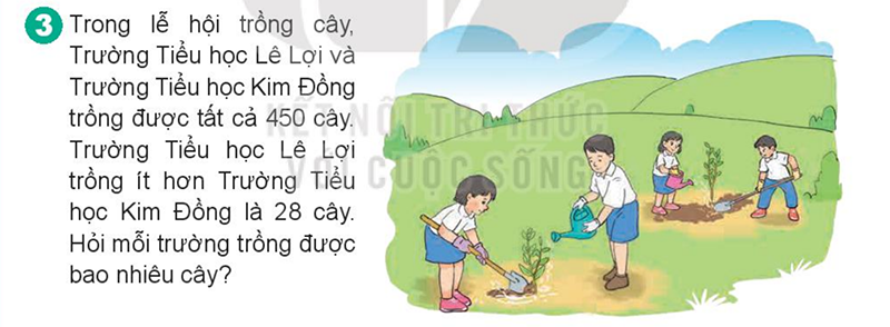 Bài số 12: Giải luyện tập câu 3 trang 90 SGK Toán 4 tập 1