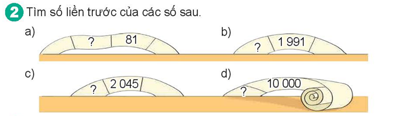 Bài số 2: Giải hoạt động câu 2 trang 51 SGK Toán 4 tập 1