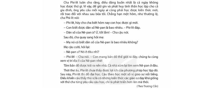 Câu 2: Đọc Bài 24: Tinh thần học tập của nhà Phi-lít 2