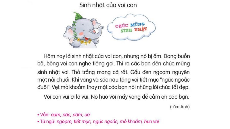 Câu 2 trang 18 SGK Tiếng Việt lớp 1 Kết nối tri thức Tập 2