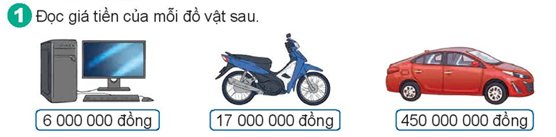 Bài số 4: Giải hoạt động câu 1 trang 39 SGK Toán 4 tập 1