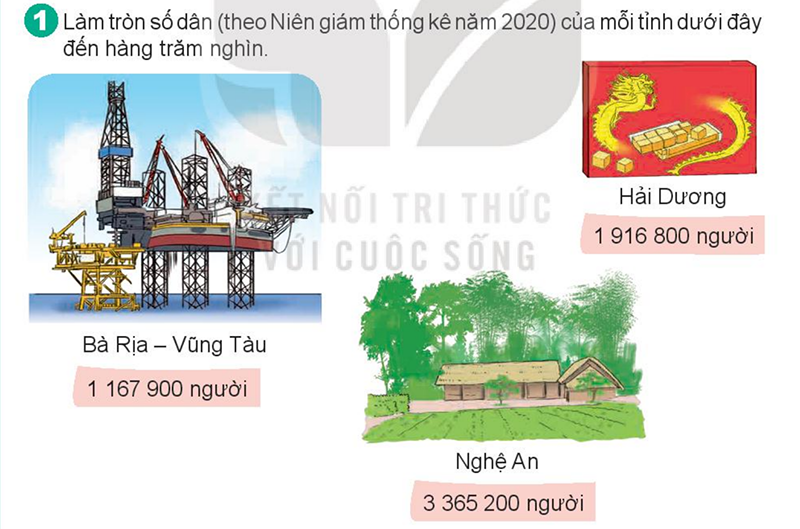 Bài số 4: Giải luyện tập câu 1 trang 47 SGK Toán 4 tập 1