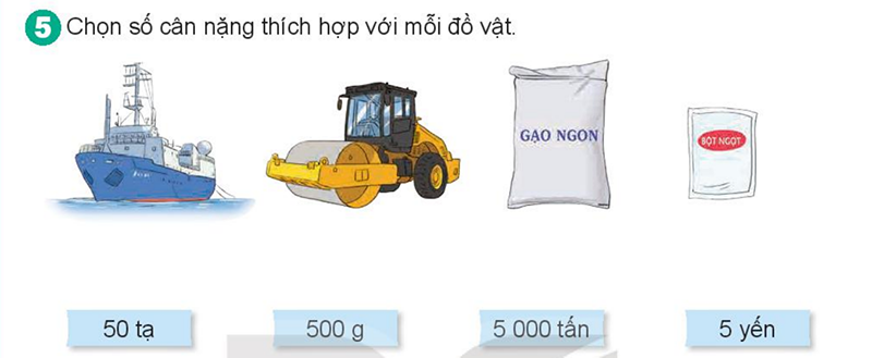 Bài số 5: Giải luyện tập câu 5 trang 74 SGK Toán 4 tập 1