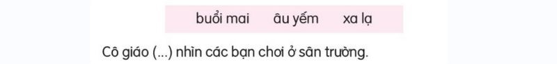 Câu 5 trang 46 SGK Tiếng Việt lớp 1 Kết nối tri thức Tập 2