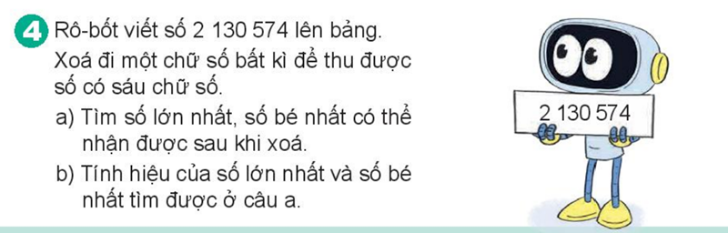 Bài số 7: Giải luyện tập câu 4 trang 81 SGK Toán 4 tập 1