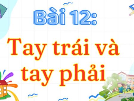 Bài 12: Tay trái và tay phải – Tiếng Việt Lớp 3 Tập 2 Kết Nối Tri Thức